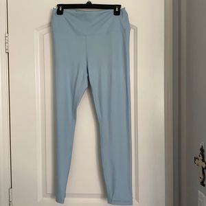 CRZY Yoga minty blue leggings Sz14